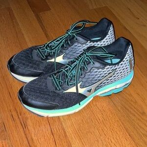Mizuno Wave Rider 18 Sneakers Black Blue